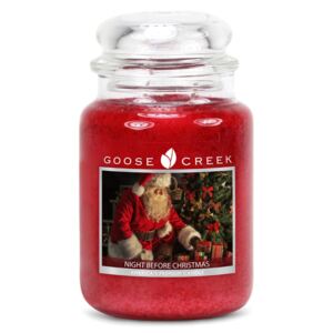 Lumânare parfumată în recipient de sticlă Goose Creek Night Before Christmas, 150 ore de ardere