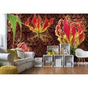 Fototapet - Floral Design Vliesová tapeta - 416x254 cm