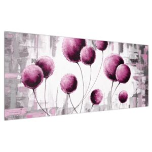 Tablou abstract - balonașe roz (Modern tablou, K014723K12050)