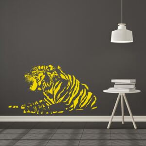 Tiger - autocolant de perete Galben 50 x 90 cm