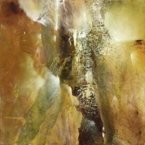 Fotografii artistice Abstract composition in green and brown, Annette Schmucker