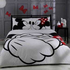 Lenjerie de pat cu cearşaf Mickey, 200x220 cm