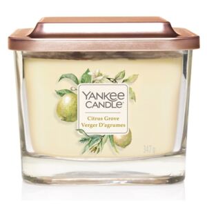 Yankee Candle lumanare parfumata Elevation Citrus Grove pătrata mijlocie 3 fitile