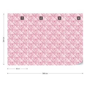 Fototapet GLIX - Floral Pattern 6 + adeziv GRATUIT Tapet nețesute - 368x254 cm