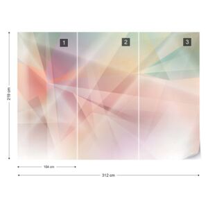 Fototapet GLIX - Abstract Art Prism Tapet nețesute - 312x219 cm