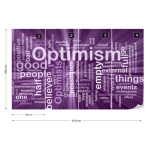 Fototapet GLIX - Optimism Purple + adeziv GRATUIT Tapet nețesute - 416x254 cm