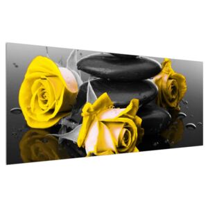 Tablou cu trandafiri galbene (Modern tablou, K012554K12050)