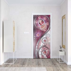 Tapet GLIX - 3D Ornamental Design Pink1 | 91x211 cm