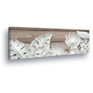 GLIX Tablou - Plastic Flowers 45x145 cm