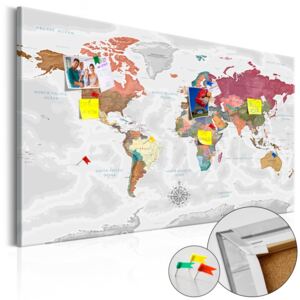 Tablou din plută - Travel Around the World 90x60 cm