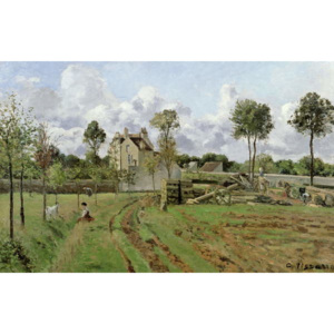 Landscape, Louveciennes, c.1872 Reproducere, Camille Pissarro