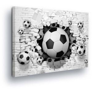 Tablou GLIX - Puzzle with Football Ball II 80x60 cm