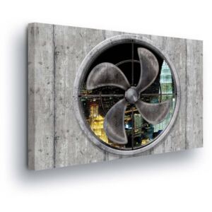GLIX Tablou - Industrial Turbine 60x40 cm