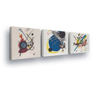 Tablou GLIX - Abstract Trio II 3 x 25x25 cm