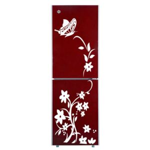 Sticker decorativ frigider Flori Albe