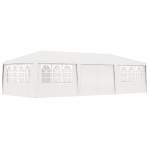 Cort de petrecere profesional cu pereți antracit 4x9 m 90 g/m²