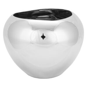 Vaza AVA, ceramica, argintiu, 15x20 cm