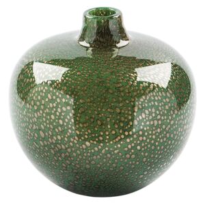 Vaza SILVA, sticla, verde, 20x19 cm