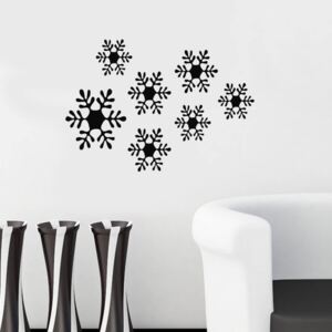 Autocolant de perete Snowflakes, 49x43 cm