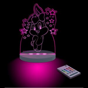 Lampă de veghe cu LED pentru copii Lola Bunny