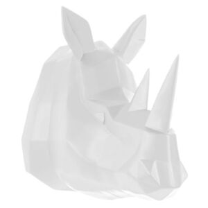 Cuier de perete PT LIVING Origami Rhino, alb mat