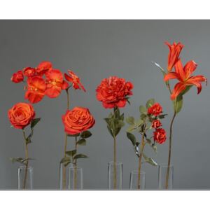 Flori artificiale portocalii - 64 cm