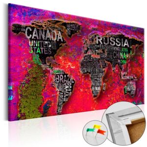 Tablou din plută - Red Earth 90x60 cm