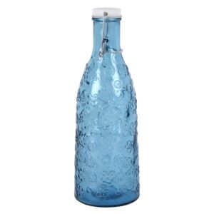 Sticlă Ego Dekor Flora, 950 ml, albastru