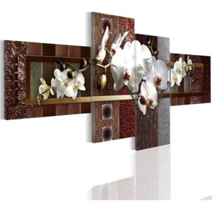 Tablou Bimago - Elegant orchid 100x45 cm