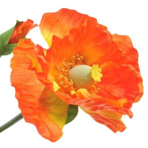 Floare artificiala cu maci portocalii