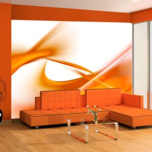 Fototapet Bimago - Abstract portocaliu 450x270 cm