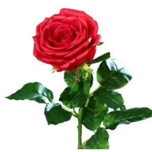 Trandafir artificial cu aspect 100% natural, 66 cm