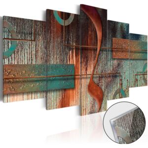 Bimago Imagine pe sticlă acrilică - Abstract Melody 100x50 cm