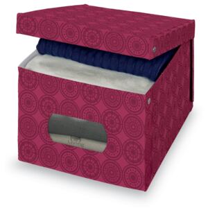 Cutie pentru depozitare din carton, Ella XL Bordeaux, L50xl42xH31 cm