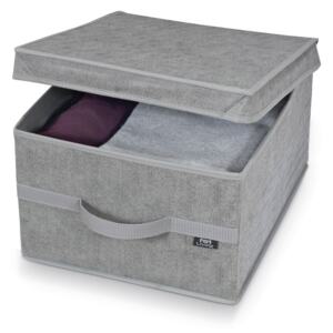 Cutie pentru depozitare din carton si polipropilena, Stone L Gri, L50xl38xH24 cm
