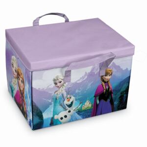 Cutie pentru depozitare jucarii 2 in 1, Frozen Play Violet, L41xl31xH28 cm