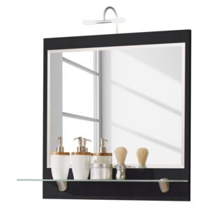 Oglinda Tara PAL/MDF, negru, 70 x 68 x 22 cm