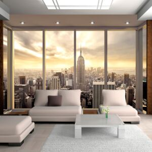 Fototapet Bimago - Window in New York 300x210 cm