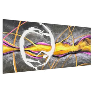 Tablou abstract - pictura cu dansatori (Modern tablou, K013917K12050)