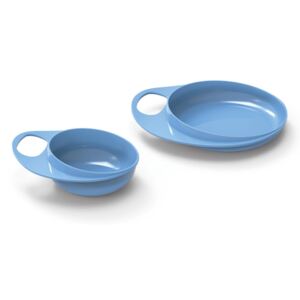 Nuvita EasyEating Set Farfurie si Castronel 8461 - Cool blue
