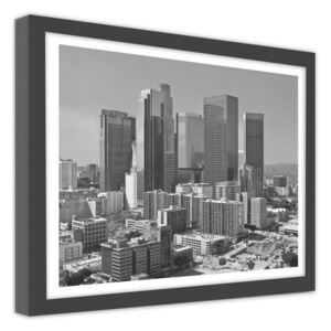 CARO Imagine în cadru - Los Angeles 50x40 cm Negru
