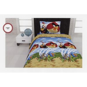 Lenjerie de pat copii Angry Birds bumbac 100%