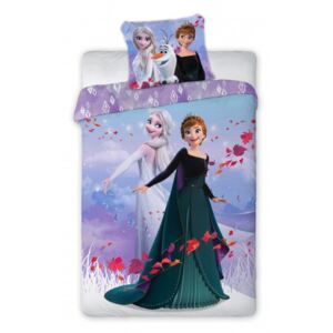 Lenjerie de pat copii Elsa & Anna Frozen 2 sister forever