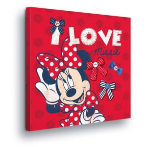 Tablou - Disney Minnie Mouse in Red II 80x80 cm