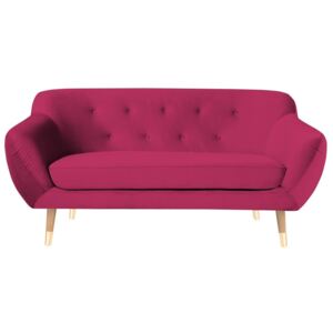 Canapea cu 2 locuri Mazzini Sofas Amelie, roz