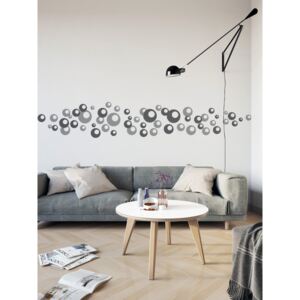 Autocolant de perete GLIX - Bubbles bicolour II. Gri 2 x 50 x 50 cm