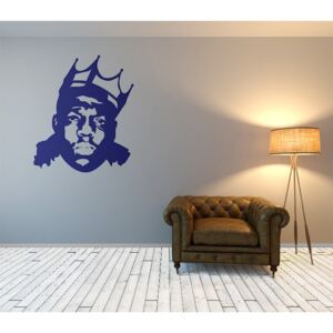 Biggie - autocolant de perete Albastru 90 x 100 cm