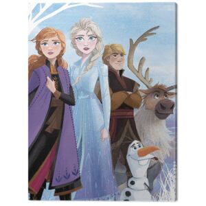 Frozen 2 - Stronger Together Tablou Canvas, (60 x 80 cm)