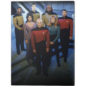 Star Trek: The Next Generation - Enterprise Officers Tablou Canvas, (60 x 80 cm)