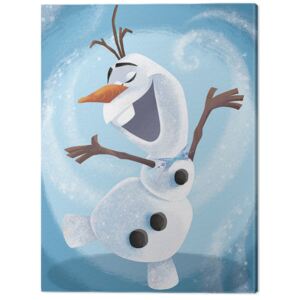 Frozen - Olaf Dance Tablou Canvas, (60 x 80 cm)